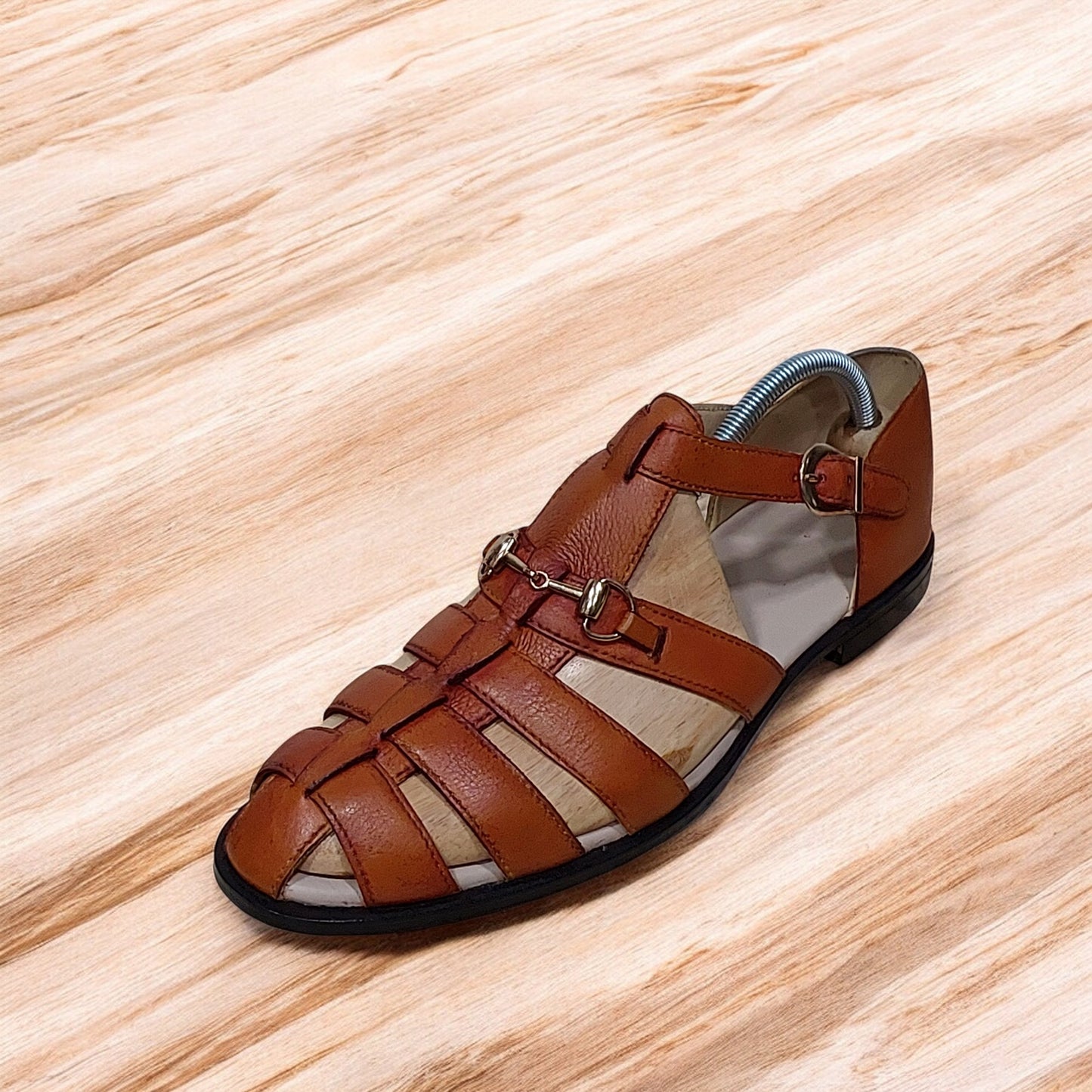 Trendy Summer Sandals - Handmade Tan Leather Sandals: Stylish Summer Shoes